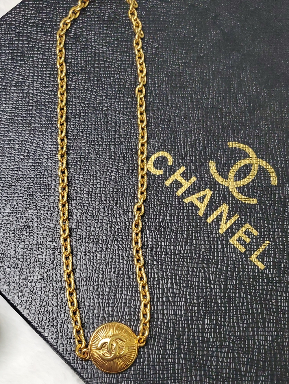 CC Boutique Gold Coin Pendant Necklace